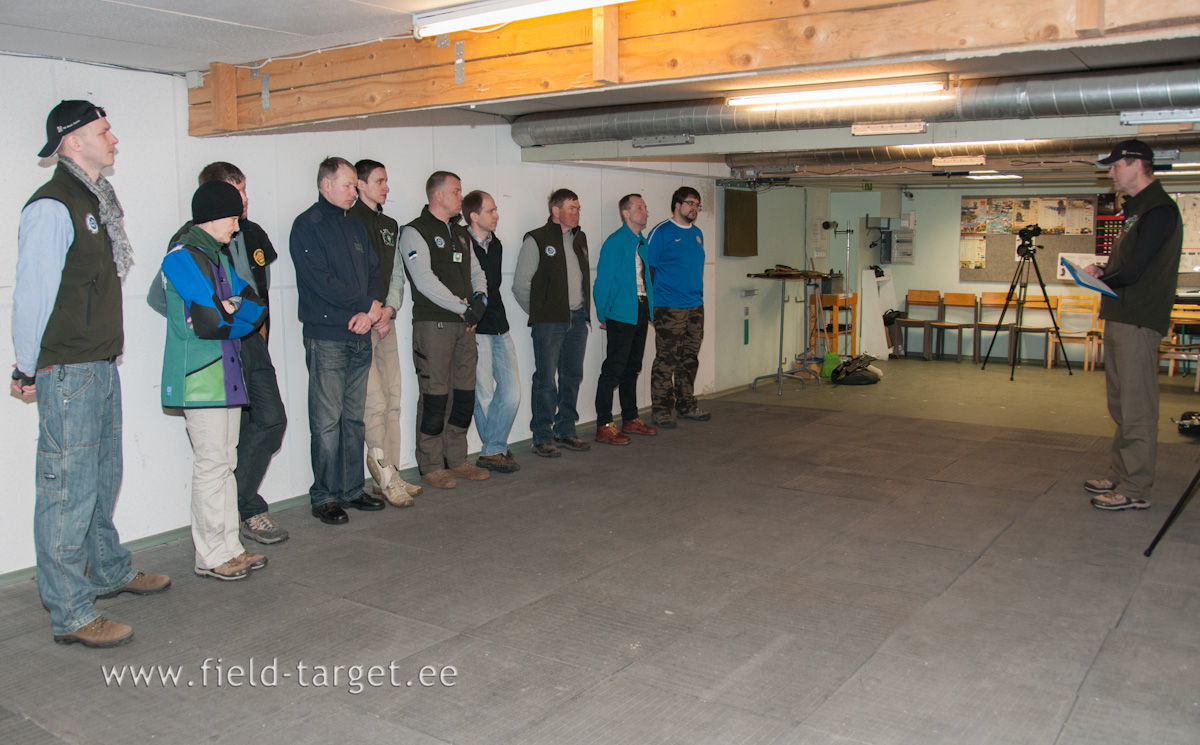 Secretariat will now announce the first group who starts with todays competition